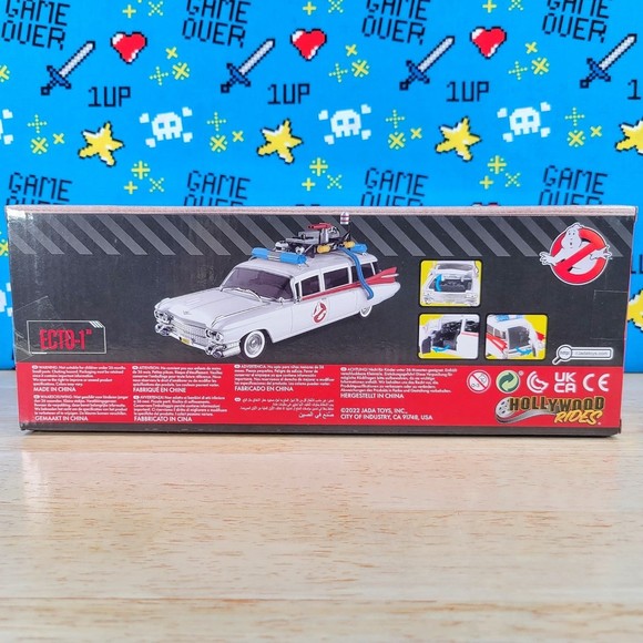 Jada Toys Ghostbusters ECTO-1 1:24 Diecast Collectible Hollywood Rides NIB - Picture 5 of 11